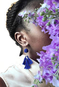 Statement Ball Tassel Earrings - Velora Luxury Fashion