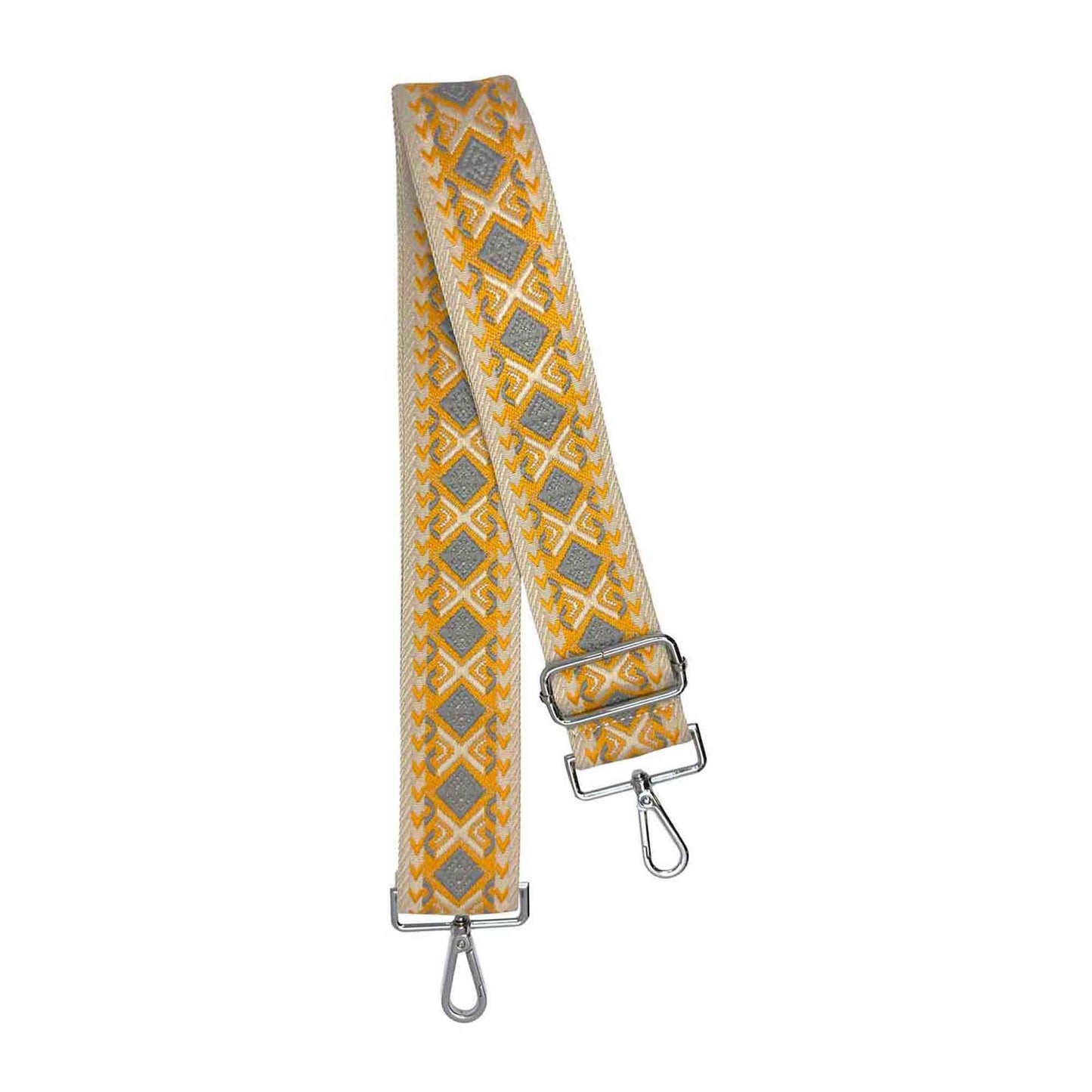 Stevie Woven Strap - Silver Hardware