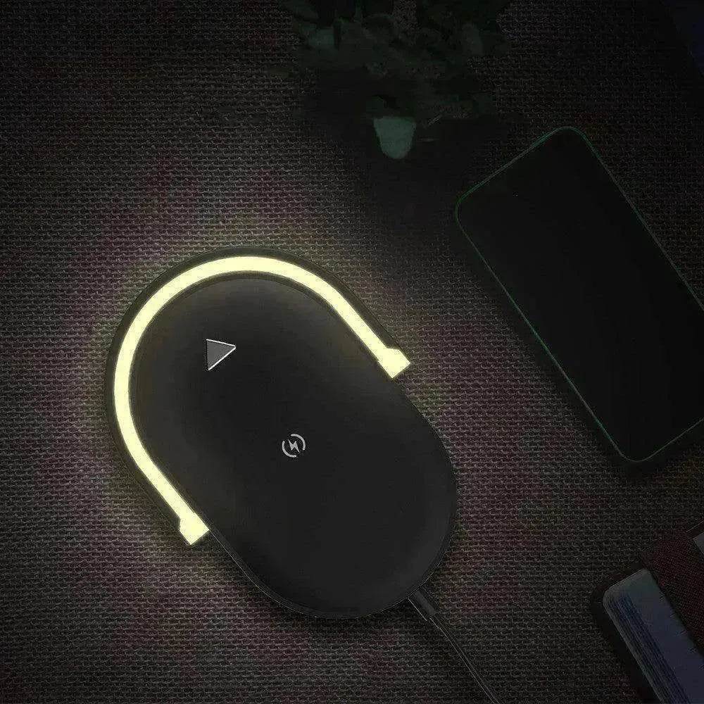 Stonego 3-in-1 Charger & Lamp: Fast 15W Charge - Velora
