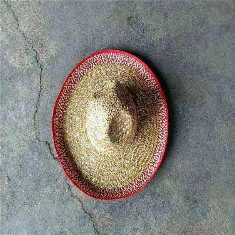 Straw Hats With Pointed Top And Big Brim Frills Are Best-selling Mexican Straw Hats - Velora