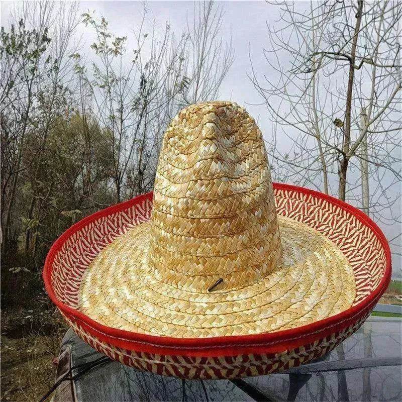 Straw Hats With Pointed Top And Big Brim Frills Are Best-selling Mexican Straw Hats - Velora