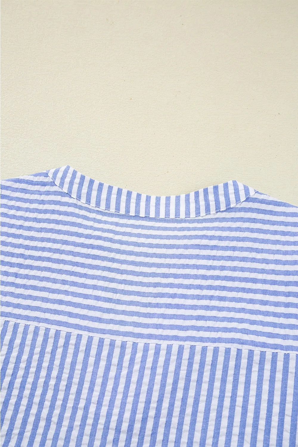 Stripe Tiered Shift Dress with Pockets - Velora Luxury Fashion