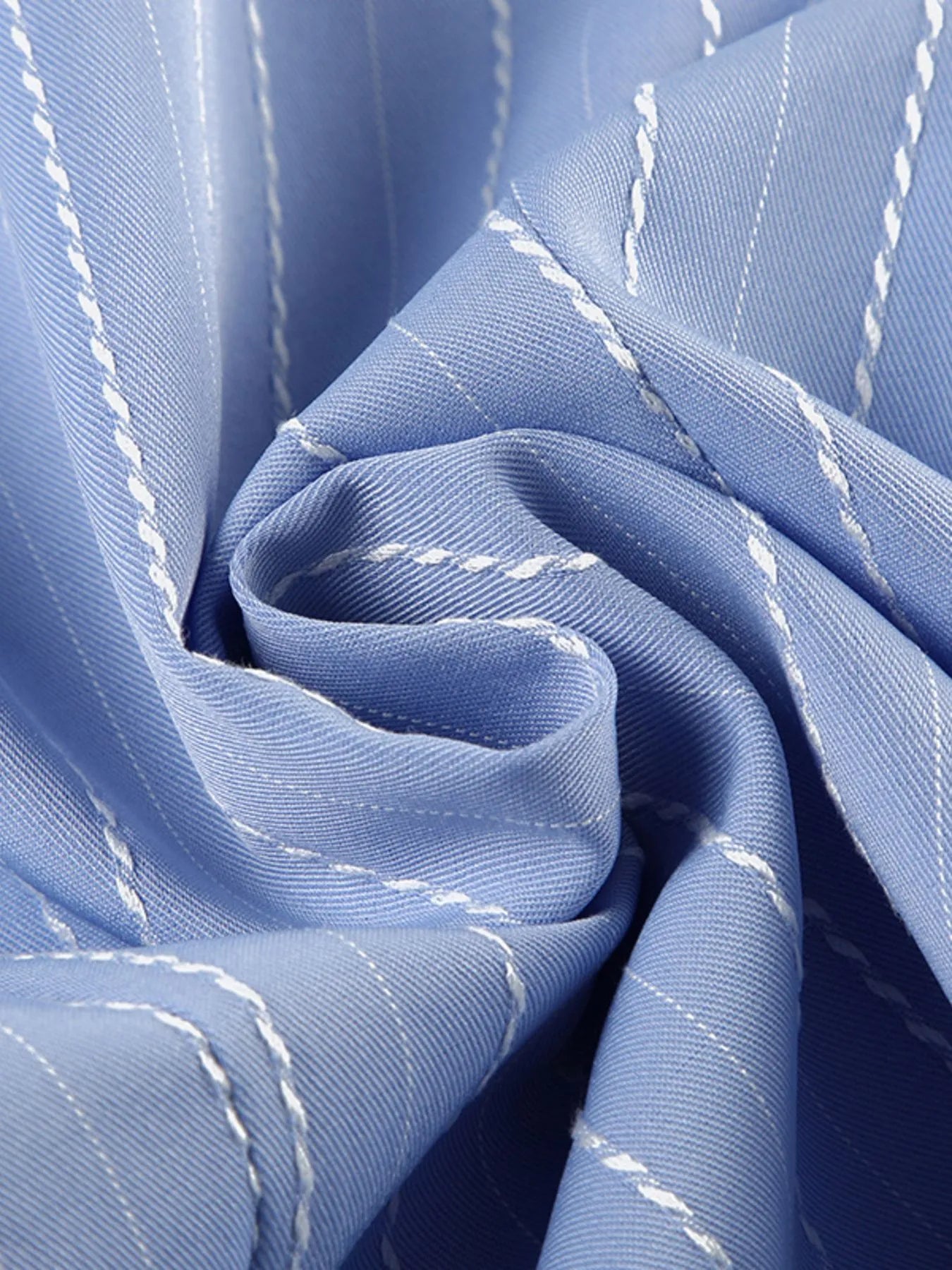 Striped Button-Down Collared Neck Shirt - Velora Luxury Fashion