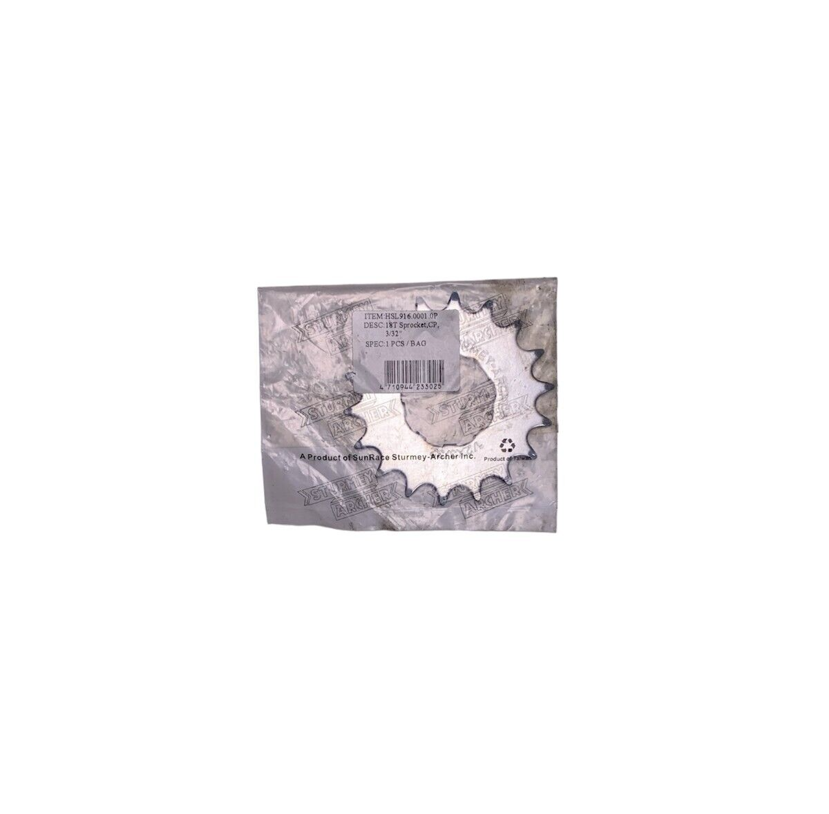Sturmey Archer 18 Tooth, 9-Spline 1/2" x 3/32" (Flat, CP) Rear Sprocket - Velora Luxury Fashion
