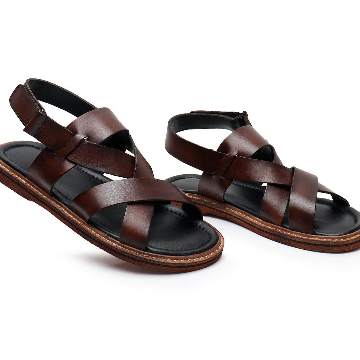 Summer Genuine Leather Casual Sandals Men EX-STOCK Canada