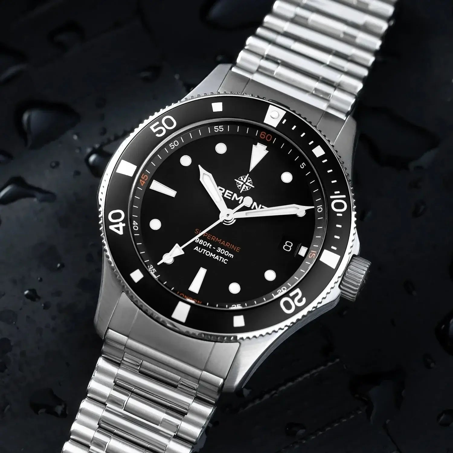 Bremont Supermarine 300M Date SM40-DT-SS-BK-B - Velora