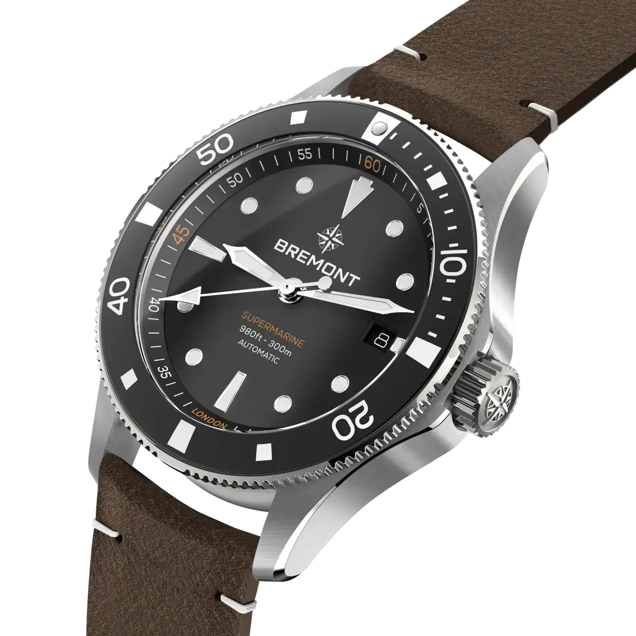 Bremont Supermarine 300M SM40-DT-SS-BK-L-S - Velora