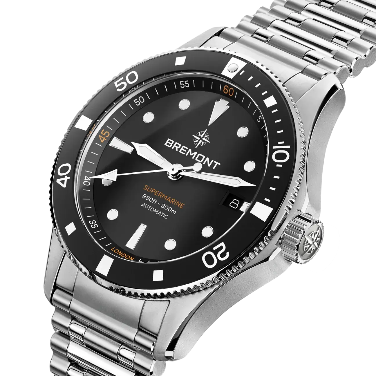 Bremont Supermarine 300M Date SM40-DT-SS-BK-B - Velora