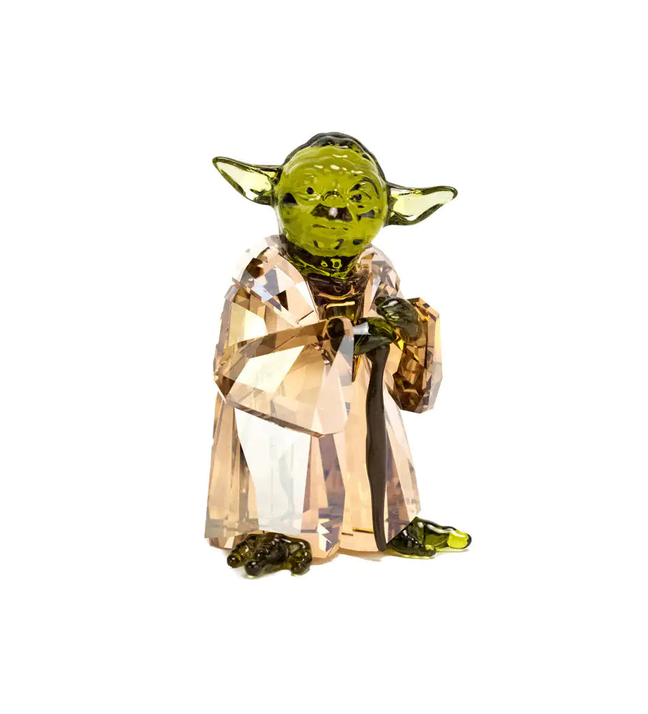 Swarovski (5393456) Star Wars Master Yoda Crystal Figurine - Velora Luxury Fashion