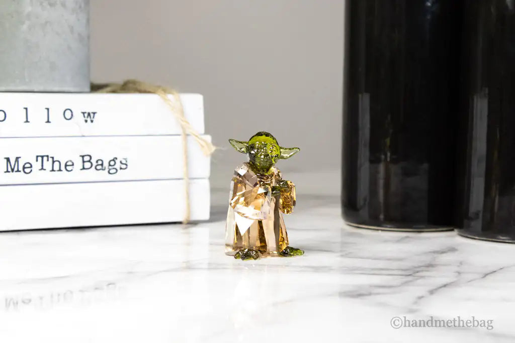 Swarovski (5393456) Star Wars Master Yoda Crystal Figurine - Velora Luxury Fashion