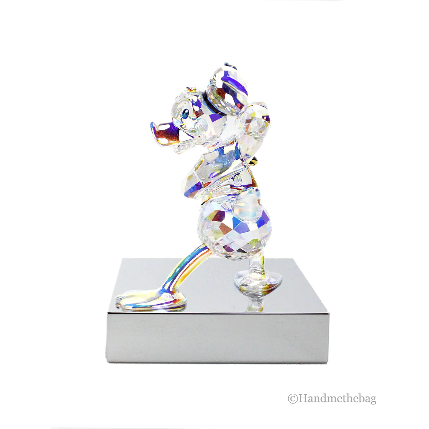 Swarovski Disney100 Donald Duck Iridescent Figurine - Velora Luxury Fashion