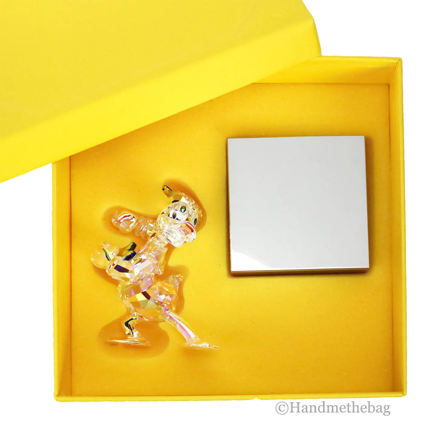 Swarovski Disney100 Donald Duck Iridescent Figurine - Velora Luxury Fashion