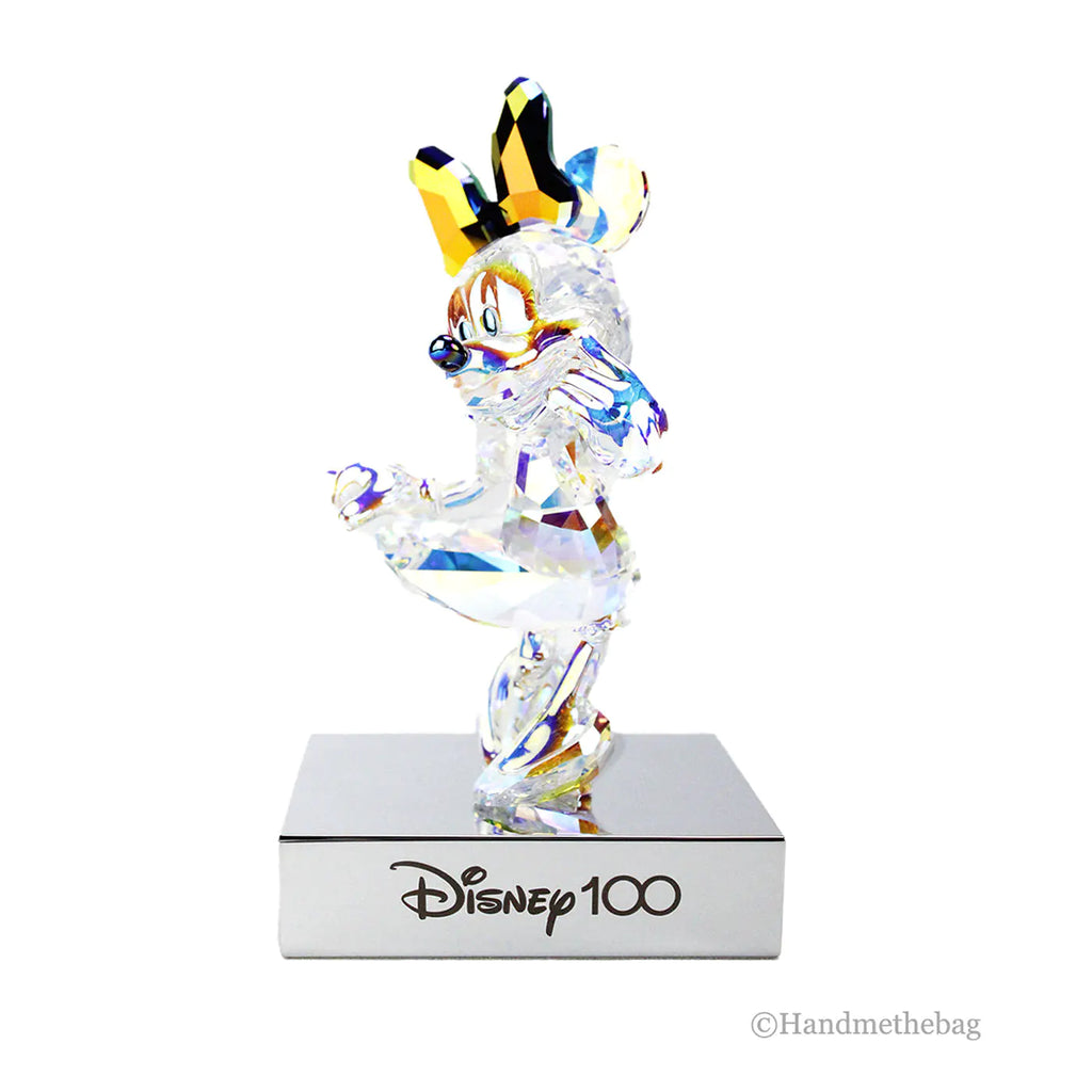 Swarovski Disney100 Minnie Mouse Iridescent Figurine - Velora Luxury Fashion