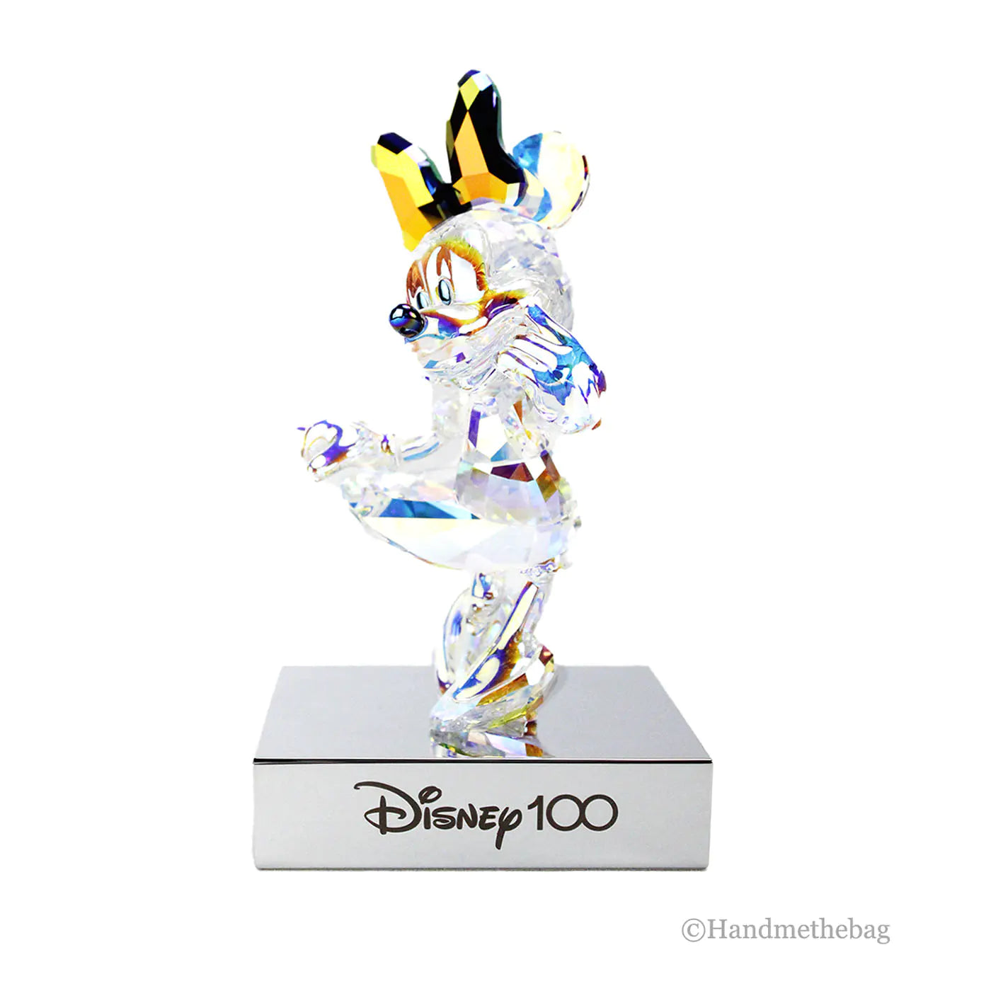 Swarovski Disney100 Minnie Mouse Iridescent Figurine - Velora Luxury Fashion