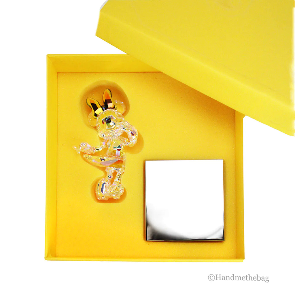 Swarovski Disney100 Minnie Mouse Iridescent Figurine - Velora Luxury Fashion