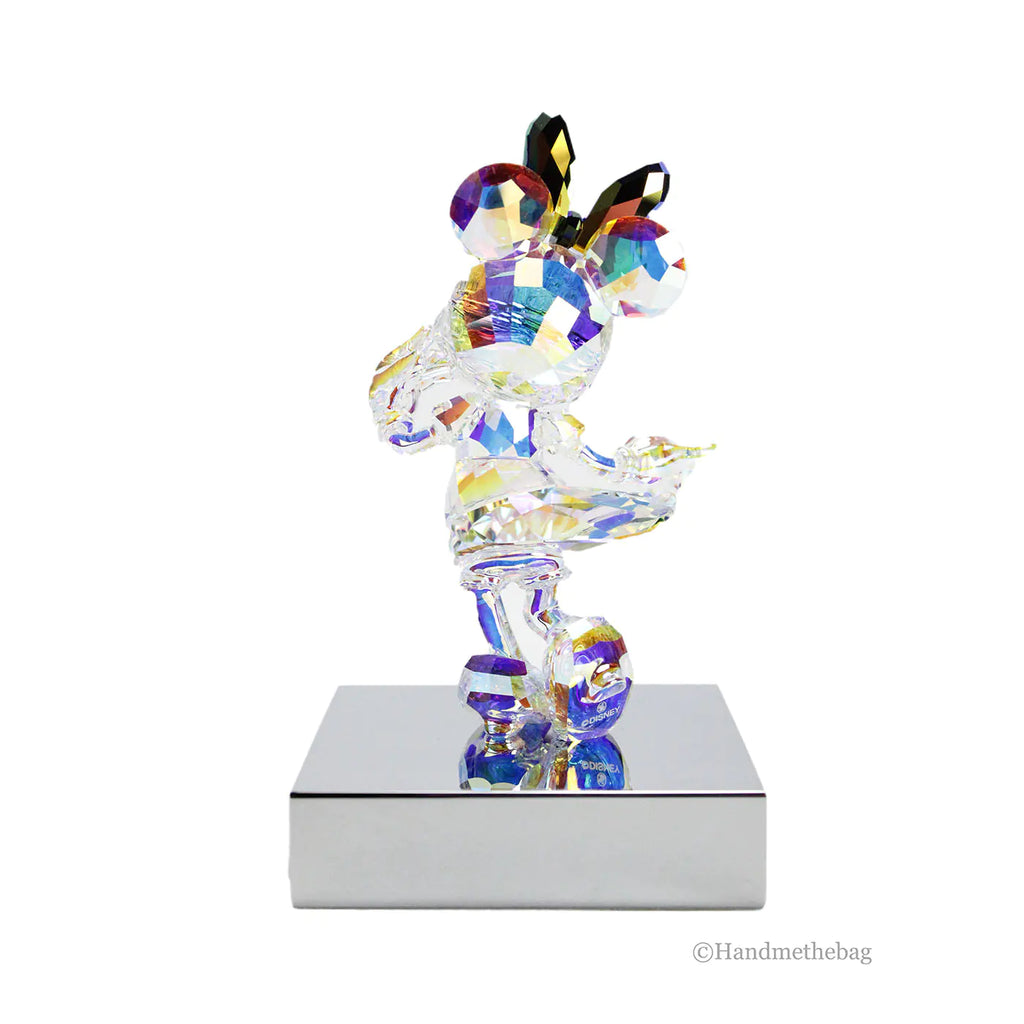 Swarovski Disney100 Minnie Mouse Iridescent Figurine - Velora Luxury Fashion