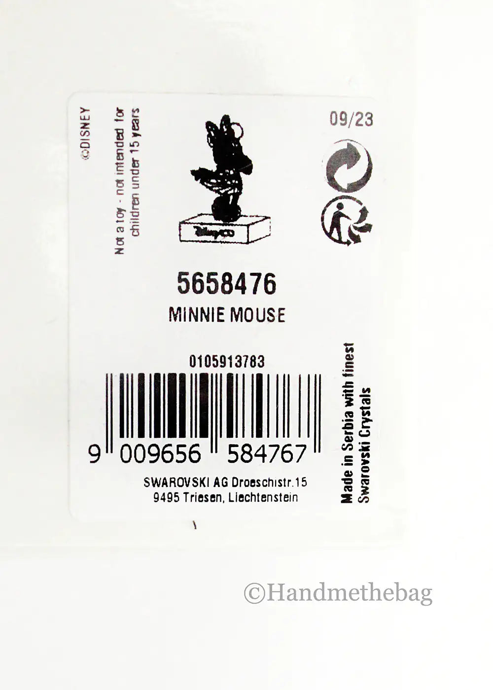 Swarovski Disney100 Minnie Mouse Iridescent Figurine - Velora Luxury Fashion