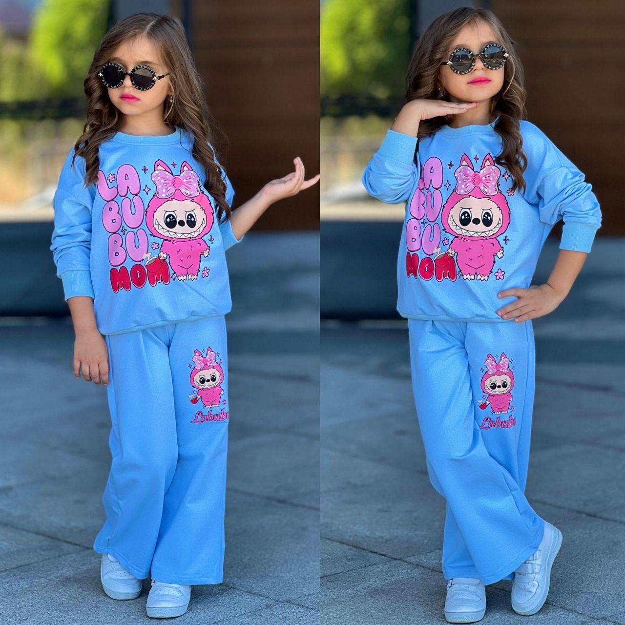 Sweet LA-BU-BU Girls Casual Set - Velora Luxury Fashion