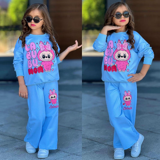 Sweet LA-BU-BU Girls Casual Set - Velora Luxury Fashion