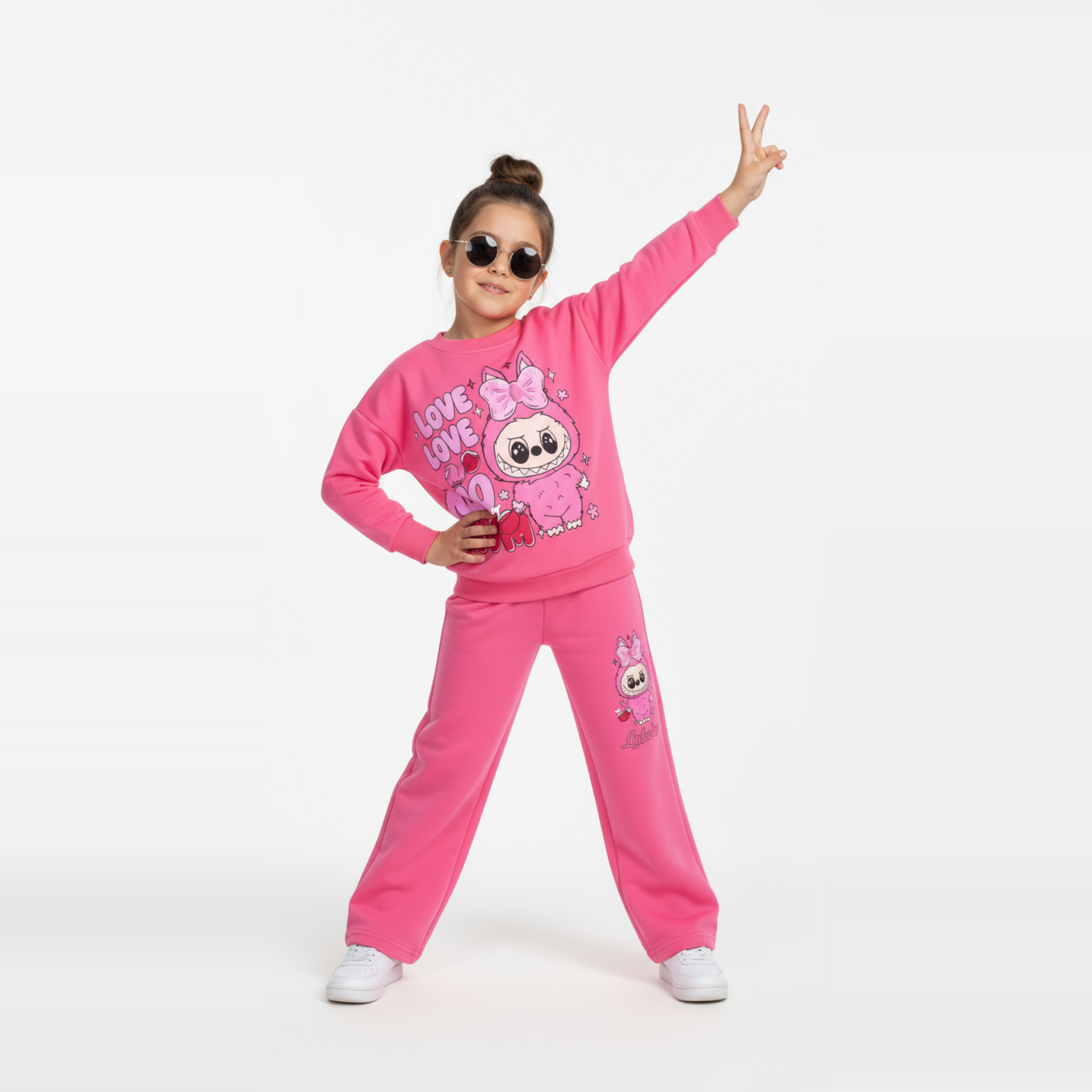 Sweet LA-BU-BU Girls Casual Set - Velora Luxury Fashion