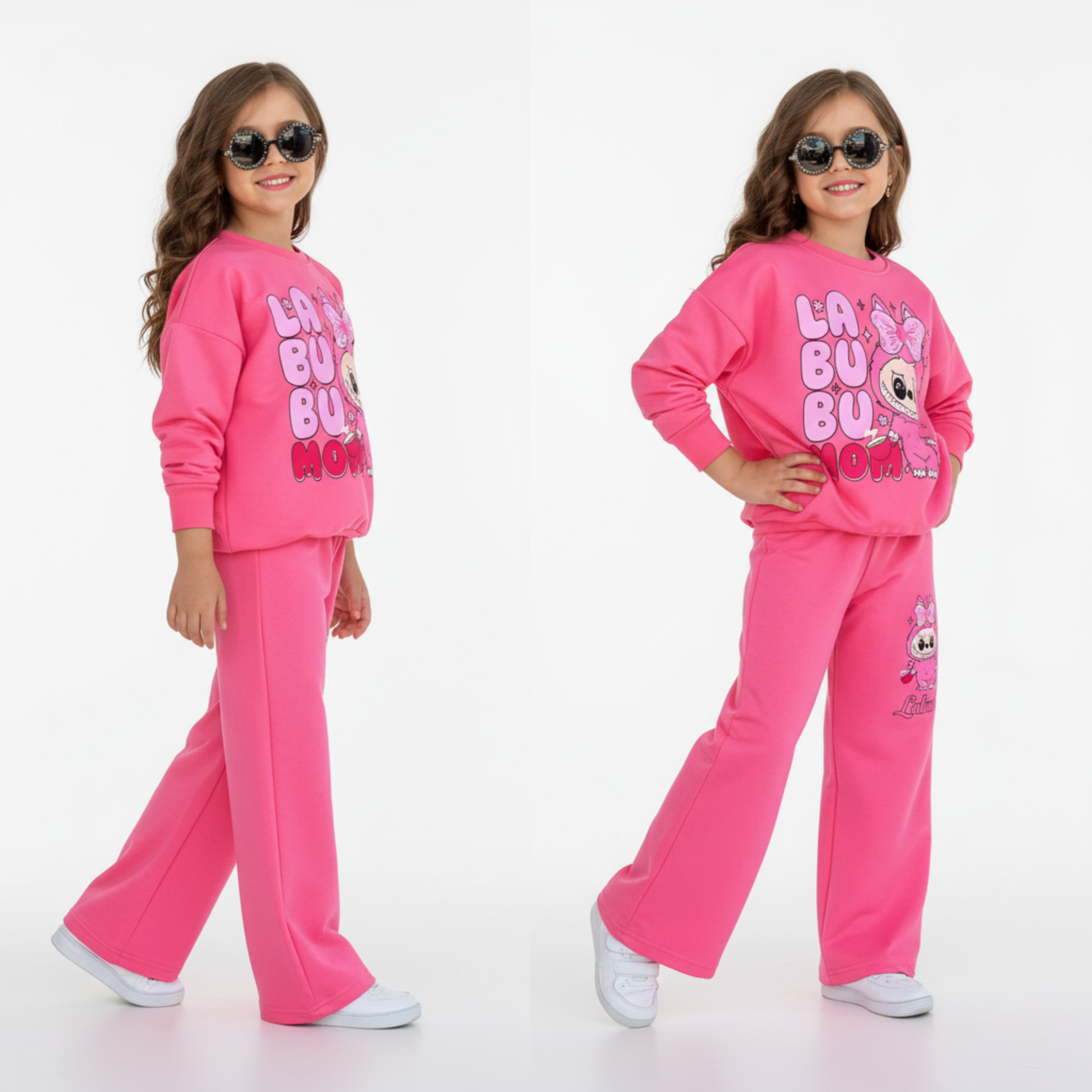 Sweet LA-BU-BU Girls Casual Set - Velora Luxury Fashion