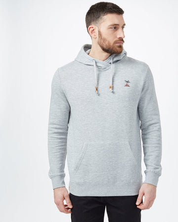 Palm Sunset Embroidery Hoodie