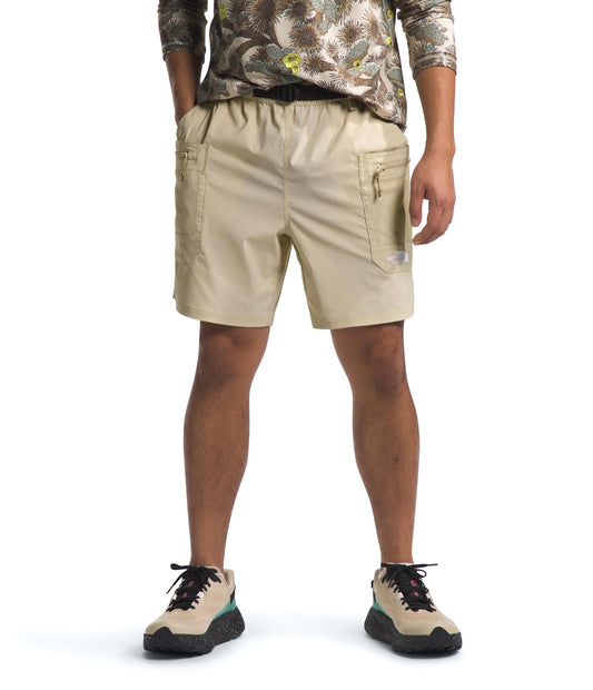THE NORTH FACE Mens Class V Pathfinder Belted Short Gravel Large Short - Velora Luxury Fashion