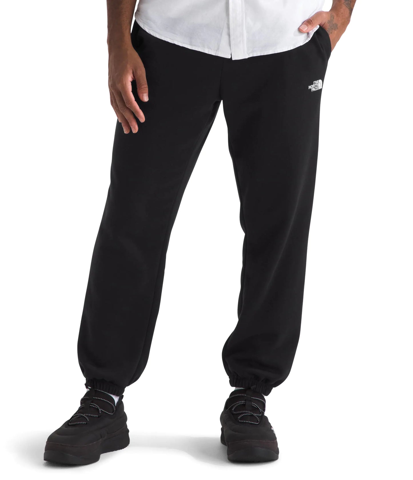 THE NORTH FACE Mens Core Sweatpant (Standard and Big Size) TNF Black/TNF White Small Regular - Velora Luxury Fashion