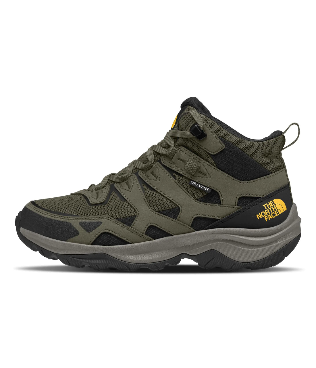 THE NORTH FACE Mens Hedgehog Fastpack 3 Mid Top Waterproof Hiking Shoes New Taupe Green/TNF Black 9.5 - Velora Luxury Fashion