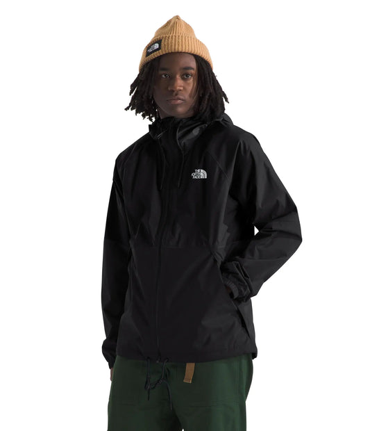 THE NORTH FACE Mens Waterproof Antora Rain Hoodie Jacket (Standard and Big Size) - PFAS Free TNF Black-NPF 3X-Large - Velora Luxury Fashion