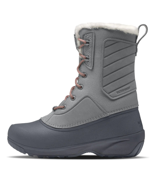 THE NORTH FACE Shellista IV Mid WP Womens Boots Meld Grey/Vanadis Grey 6.5 - Velora Luxury Fashion