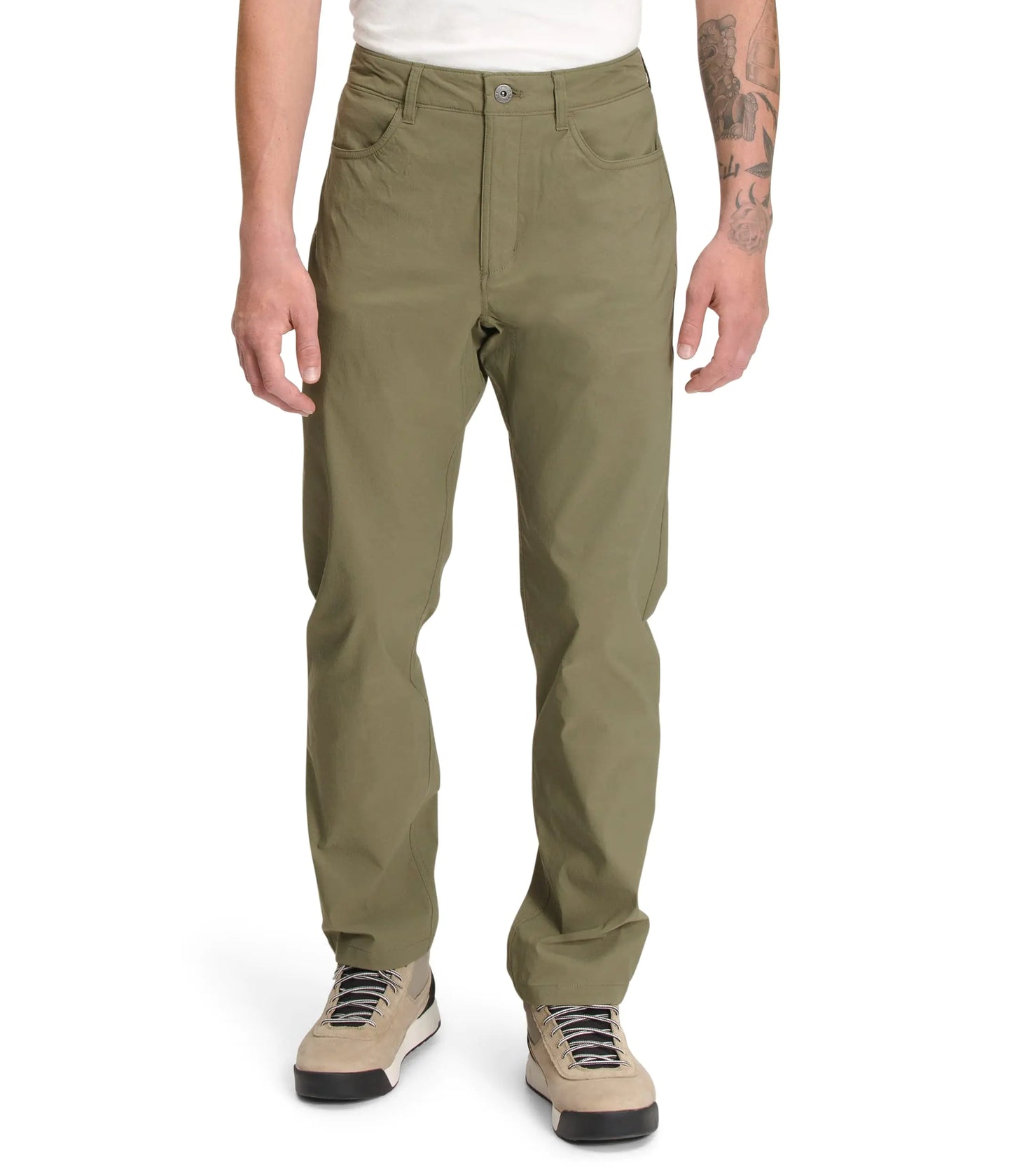 THE NORTH FACE Sprag 5-Pocket Mens Pants Burnt Olive Green 32 - Velora Luxury Fashion