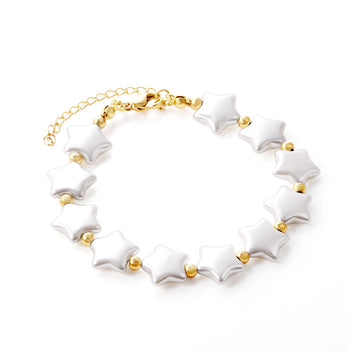 Pearl & Steel Bangle