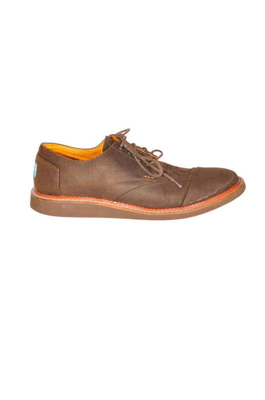 TOMS Men Flat Shoes Regular fit in Brown - 10 - Velora Luxury Fashion