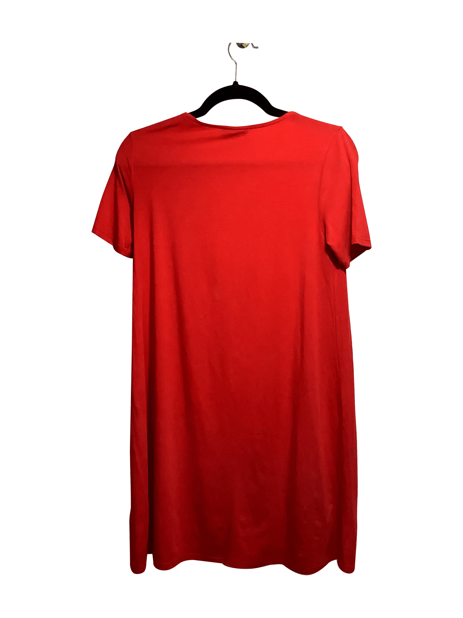 TOPSHOP Regular fit Midi Dress in Red - 4 - Velora