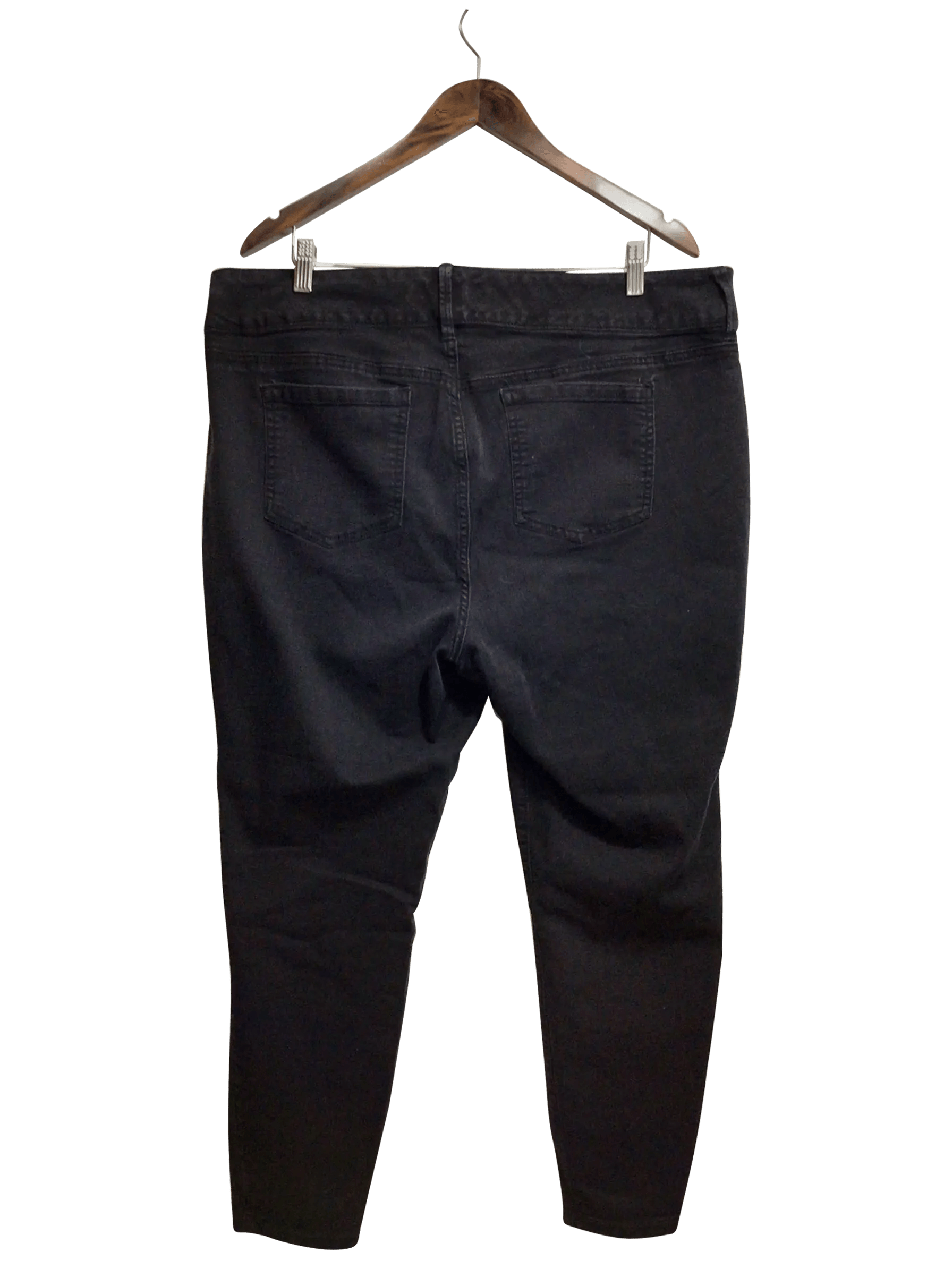 TORRID Regular fit Straight-legged Jean in Black - 22R - Velora