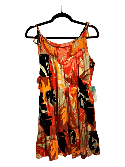 TRUE DESTINATION Regular fit Mini Dress in Orange - S - Velora
