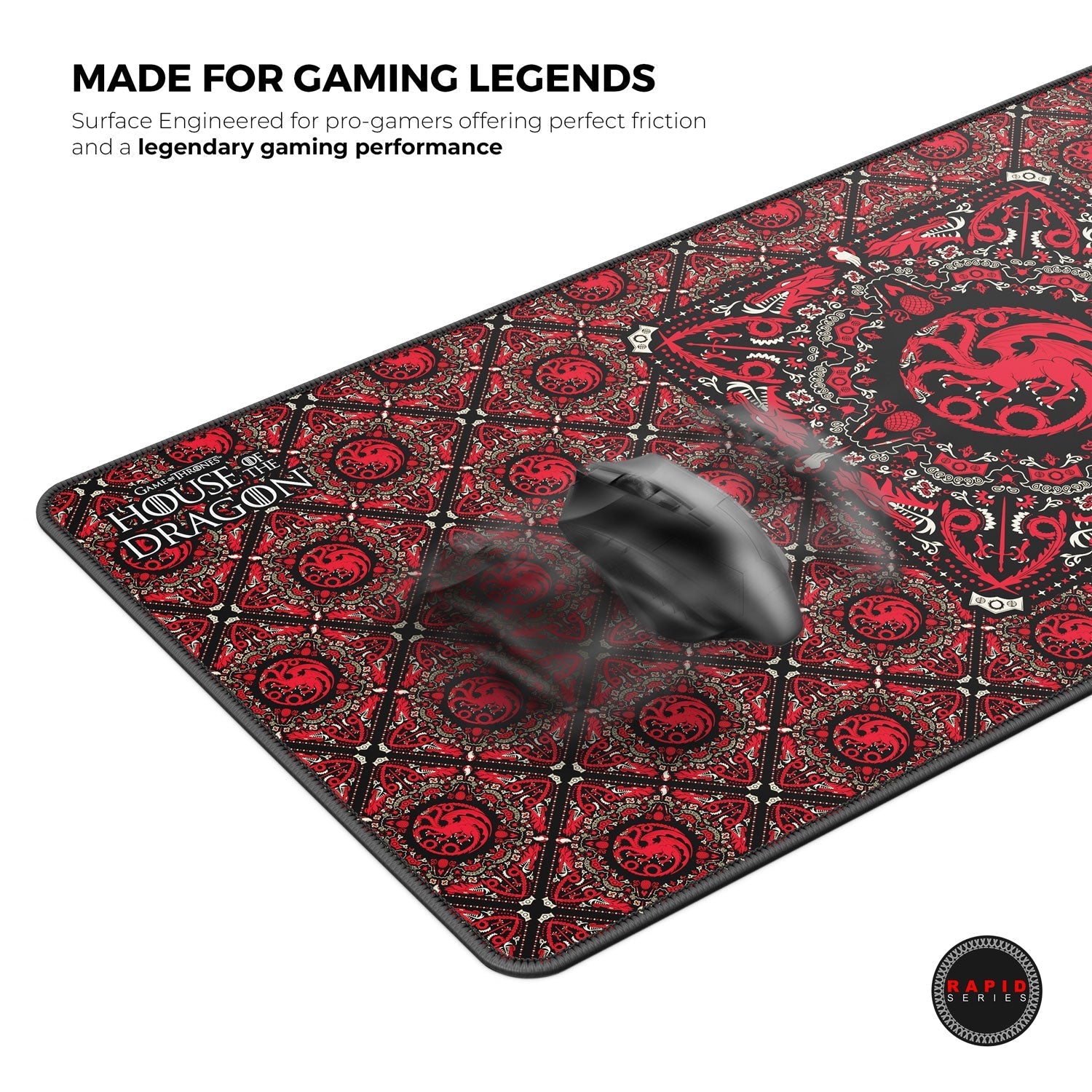 House Targaryen Gaming Mouse Pad - Velora