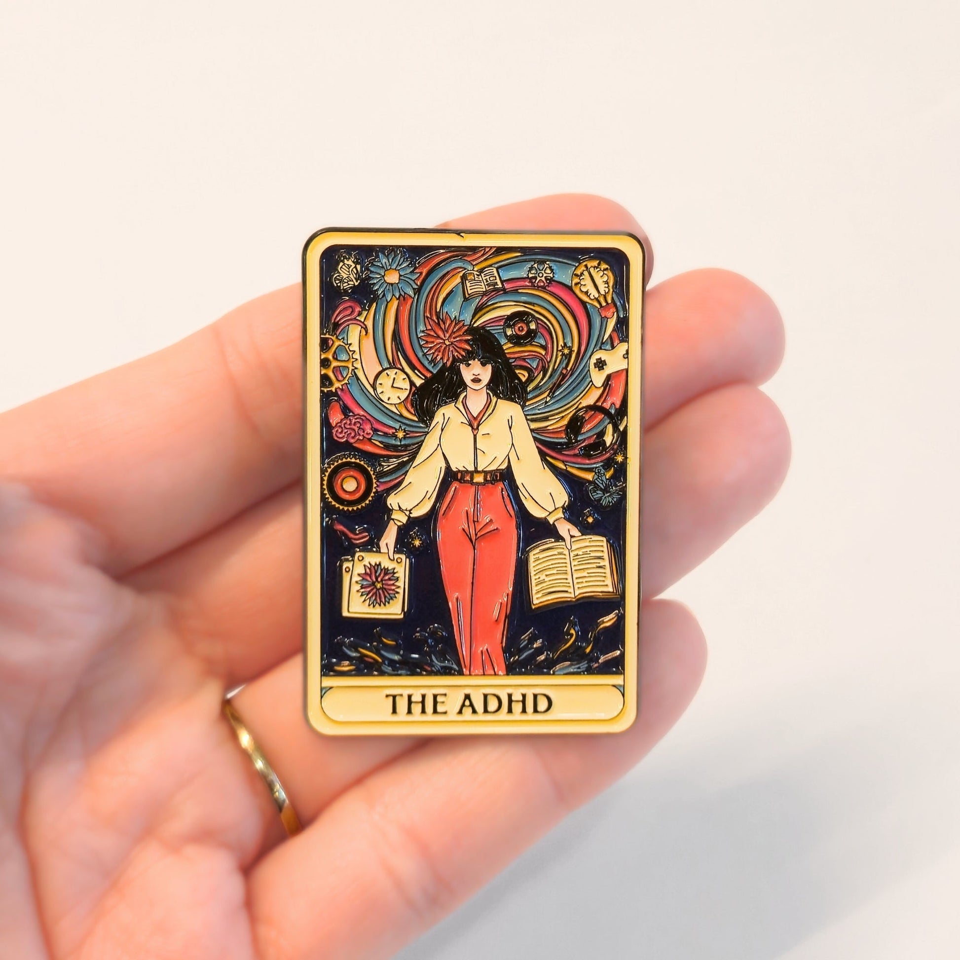 The ADHD (Tarot Card) | Collectible Pin - Velora