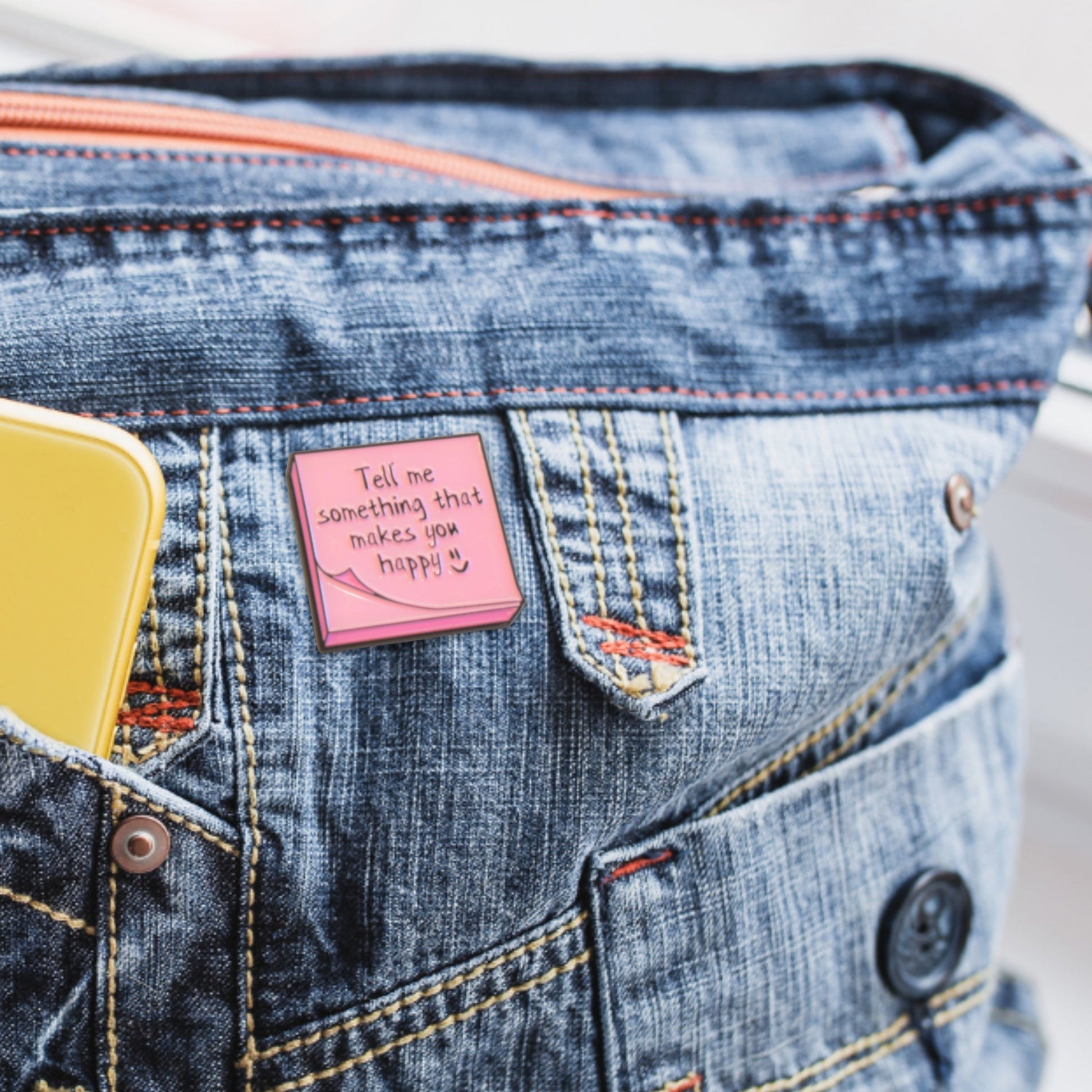 Tell Me Something That Makes You Happy | Collectible Pin - Velora