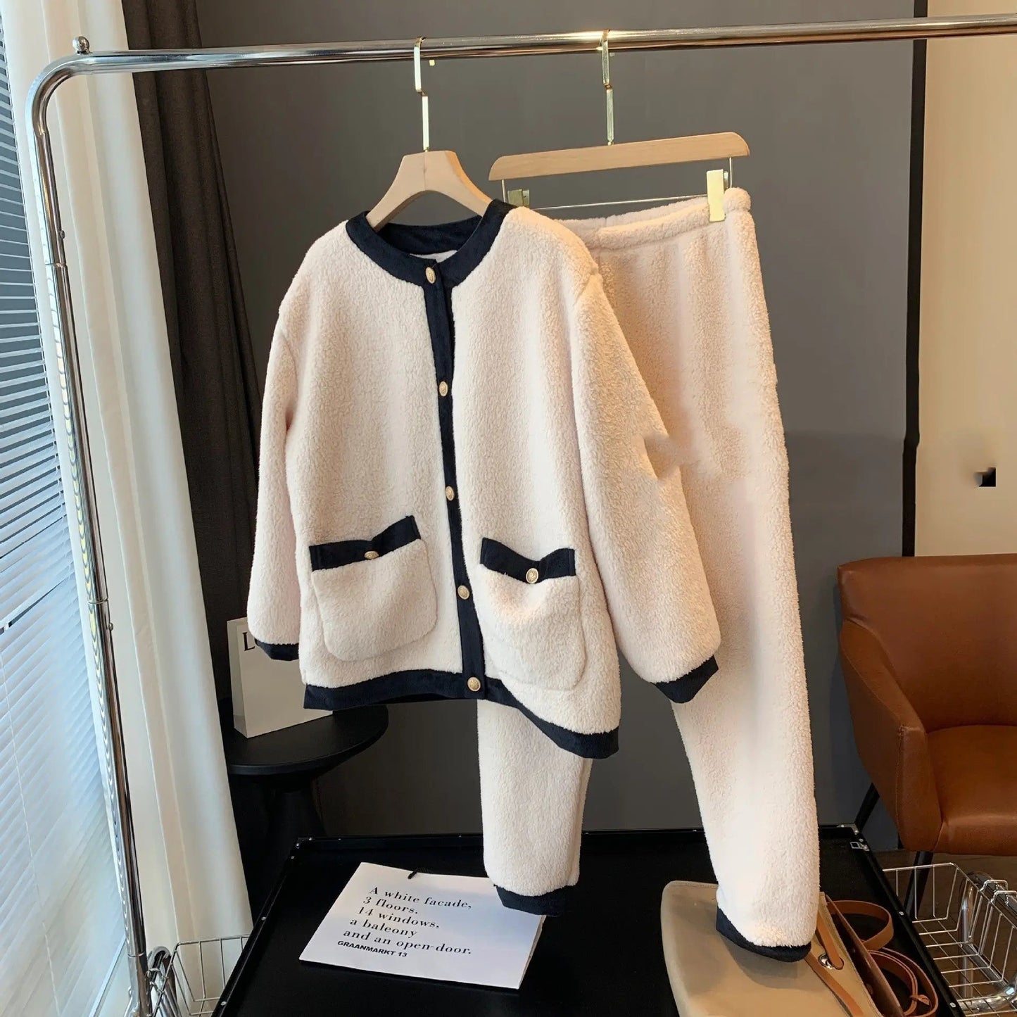 Texture Soft Glutinous Little Fragrant Pajamas Suit For Women EX-STOCK Canada