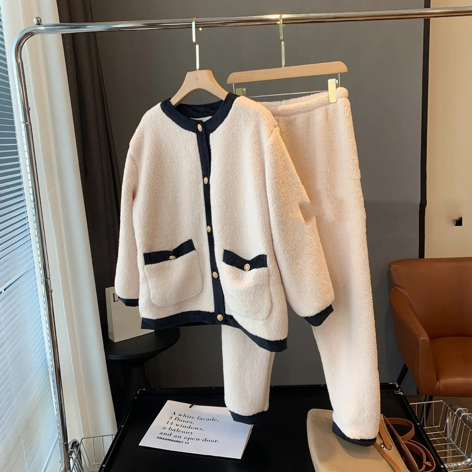 Texture Soft Glutinous Little Fragrant Pajamas Suit For Women EX-STOCK Canada