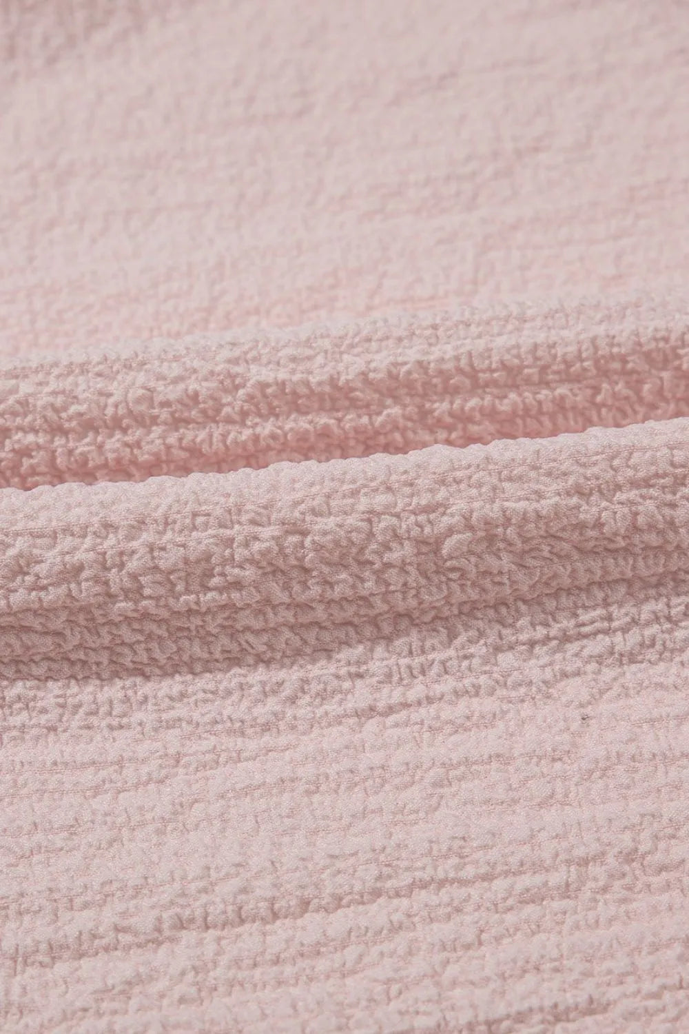 Textured Bow Knot Frilled Butterfly Sleeve Blouse - Velora Luxury Fashion