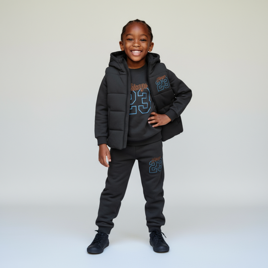 The Champ's Number Boys Jogger Set - Velora Luxury Fashion