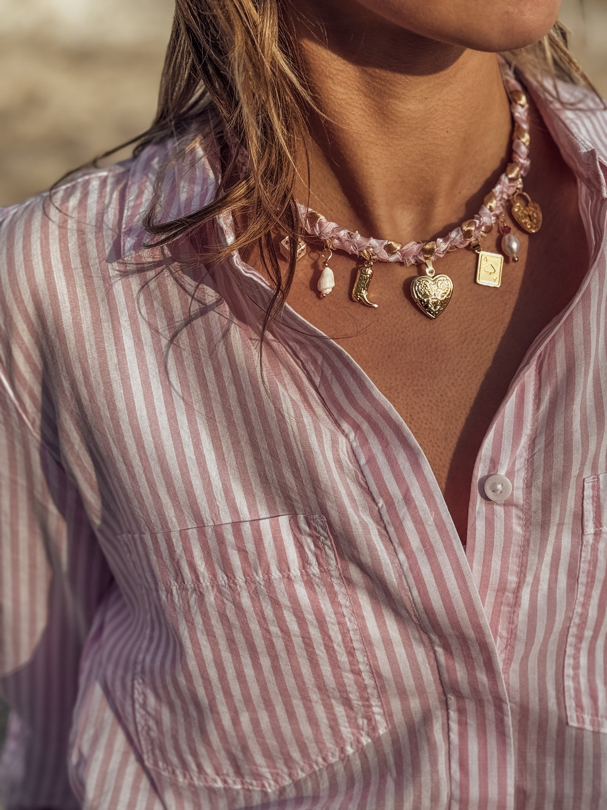 The Coastal Cowgirl Charm Necklace - Velora Luxury Fashion
