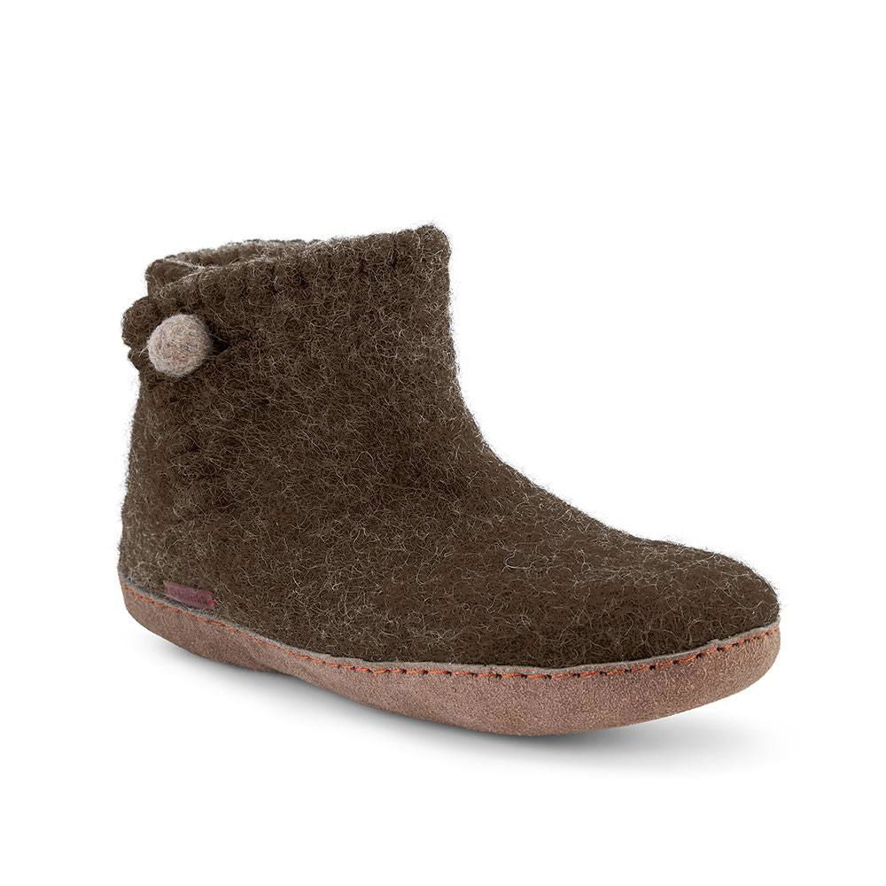 The Daisy - Brown with Leather - Velora Luxury Fashion