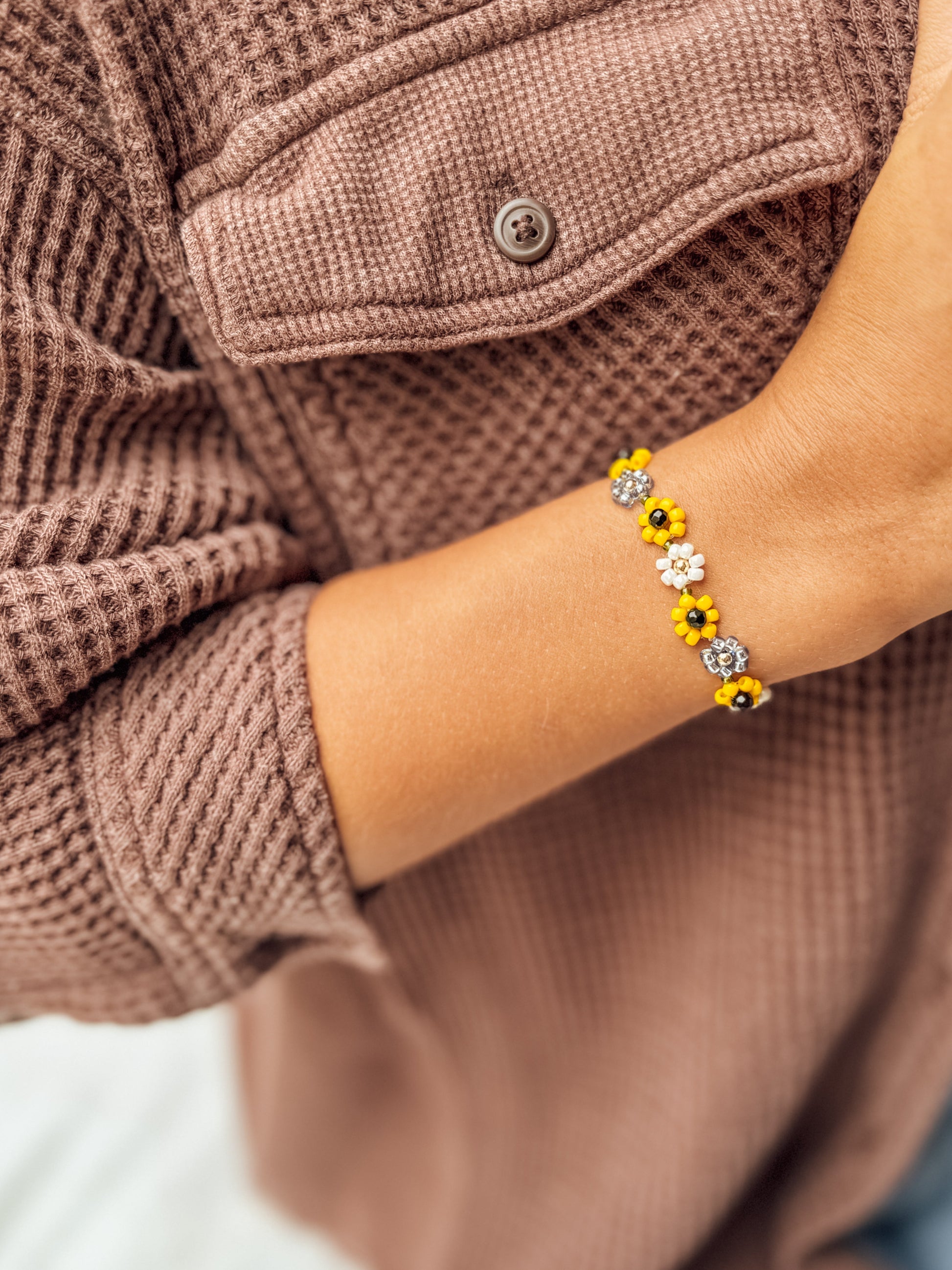 The Golden Grove Sunflower bracelets🌻 - Velora Luxury Fashion