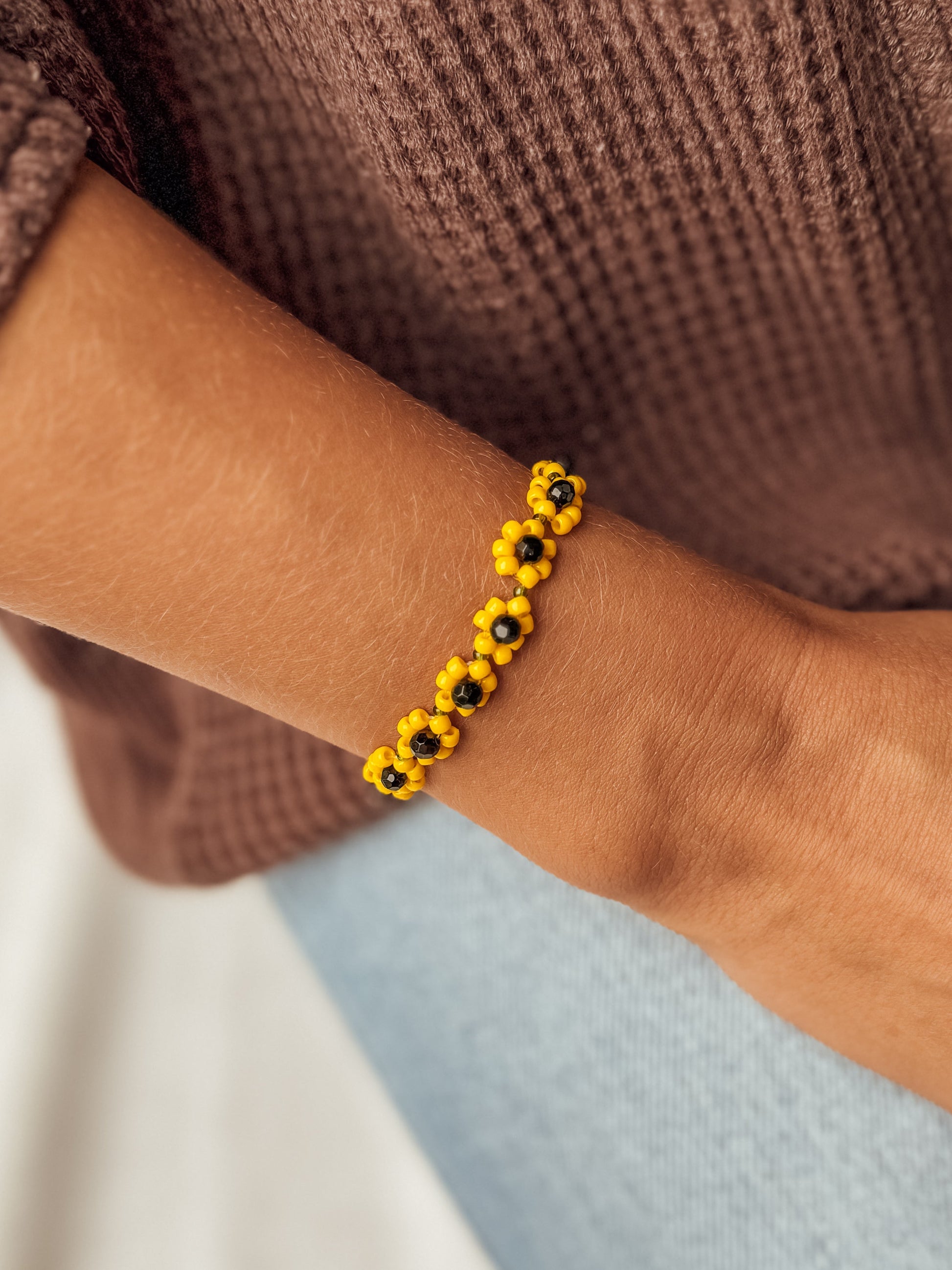 The Golden Grove Sunflower bracelets🌻 - Velora Luxury Fashion