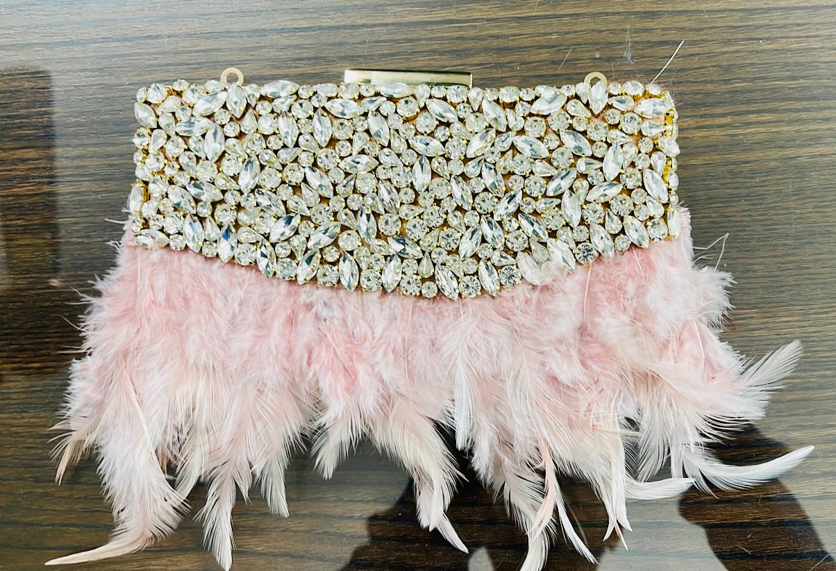 The HOPE Feather Clutch - Velora Luxury Fashion