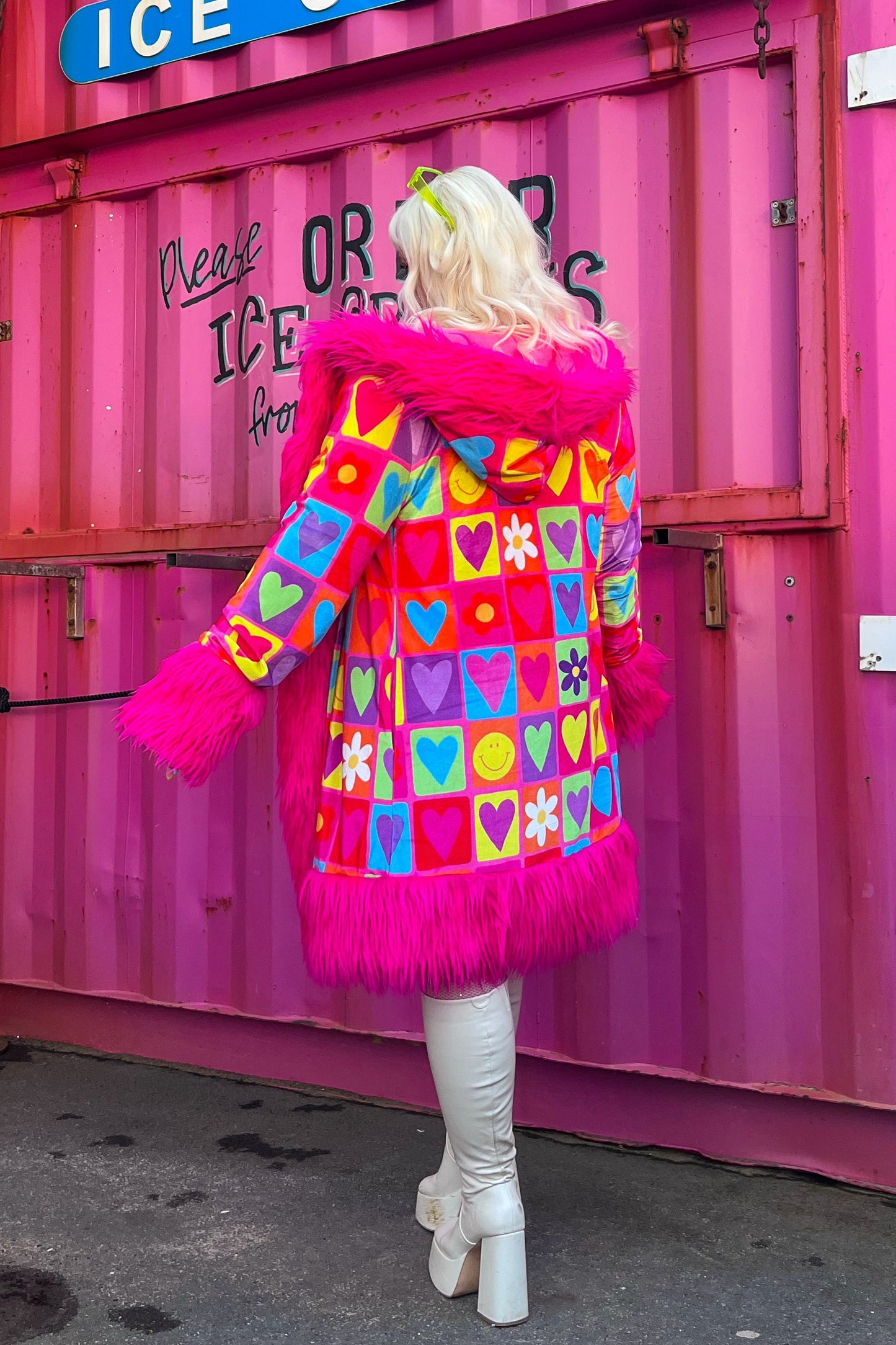 The Happy Daze Velvet Hooded Coat - Velora Luxury Fashion